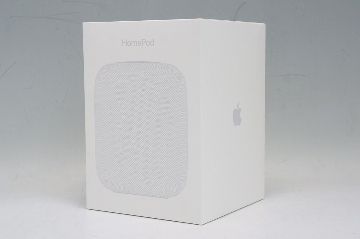  開封 品 Apple HomePod ホワイト MQHV2J/A スマートスピーカー ホームポッド(スマートスピーカー本体)｜売買されたオークション情報、yahooの商品情報をアーカイブ公開 - オークファン スマートスピーカー本体