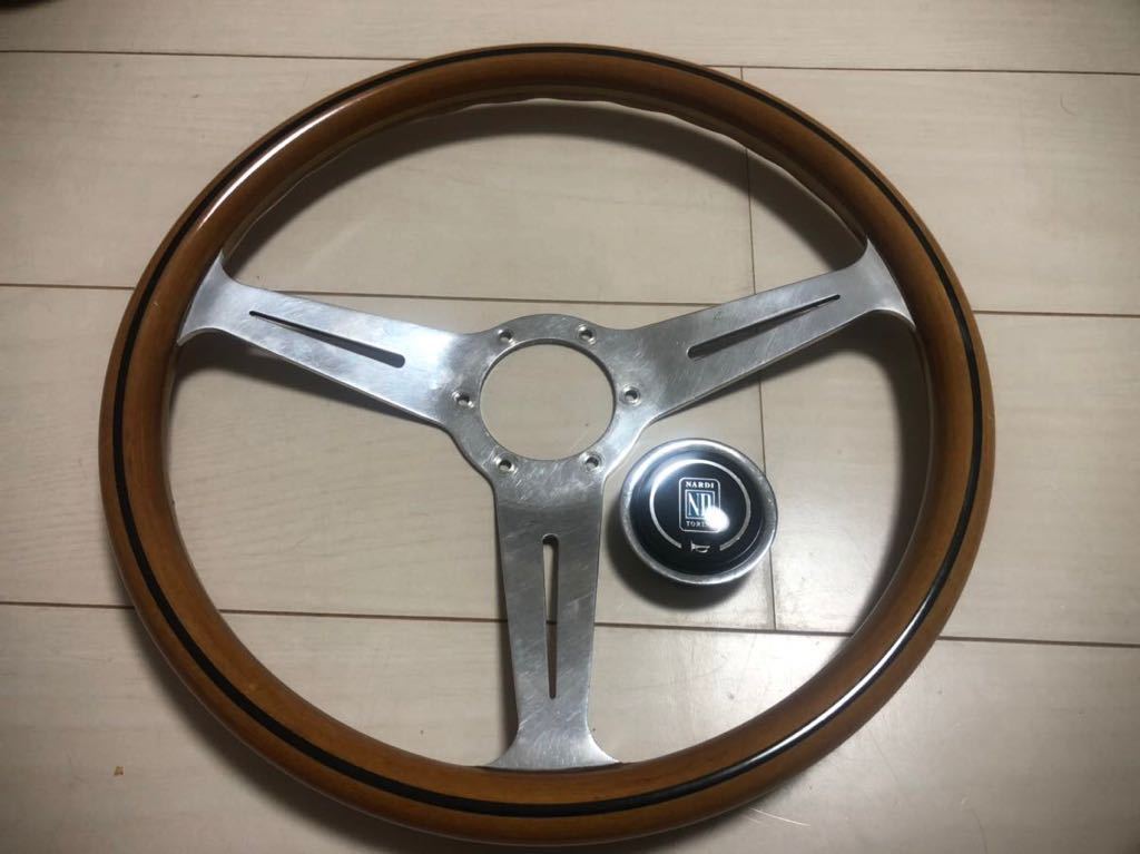 NARDI ナルディ クラシック ウッドステアリング φ36 ☆ホーンボタン