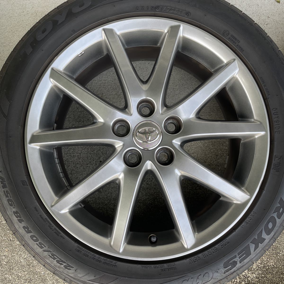 エスティマ 純正 ハイグロス 18x7J 114.3/5H +51 TOYO プロクセス C1S