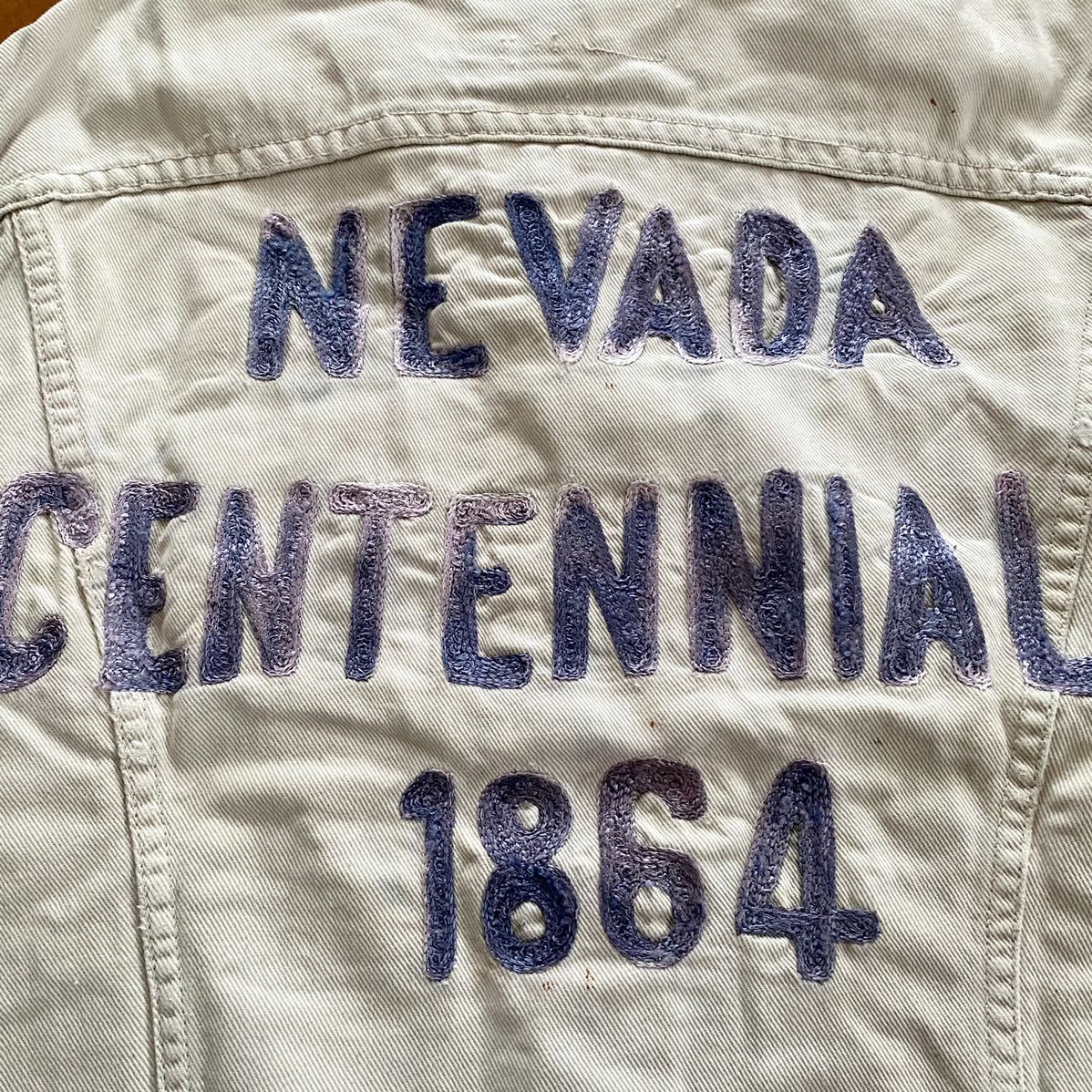 LEVIS リーバイス 60年代 ネバダ州 100周年 刺繍 ヴィンテージbige 