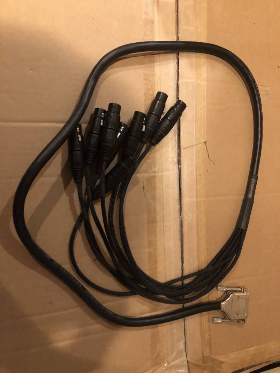 MOGAMI 2932 D-sub25ピン → XLRメス 8ch マルチケーブル 約3m 業務用