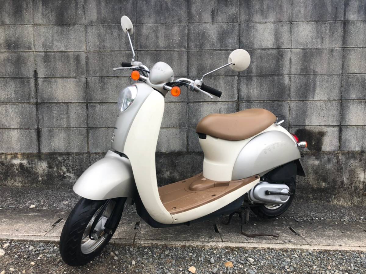 ◆KM-185 広島発 ホンダ クレアスクーピー AF55 2001年式 4スト 水冷 キャブ車 実動 HONDA crea SCOOPY 書類お付けします
