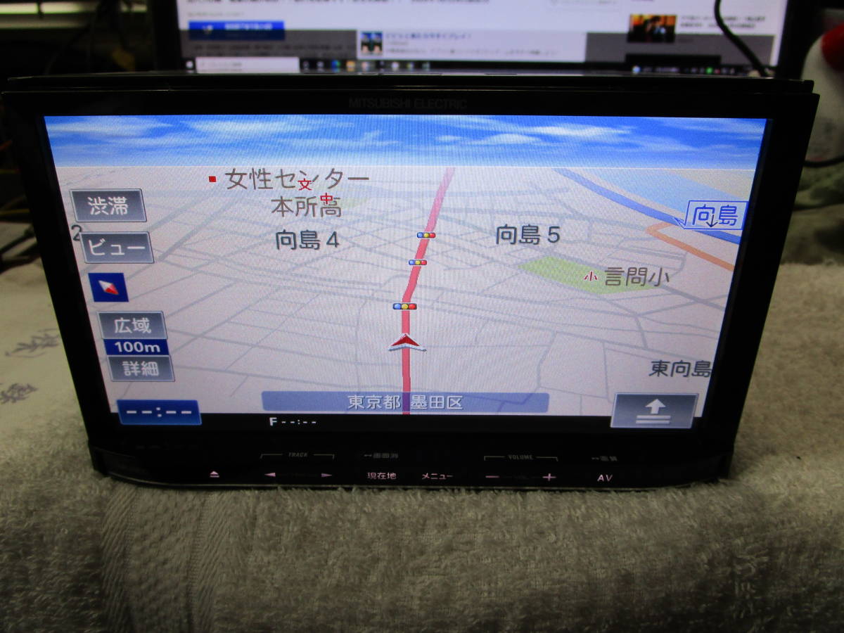 NR-MZ33-3 メモリーナビ 三菱 2014年地図 通電確認OK三菱電機 棚 ☆