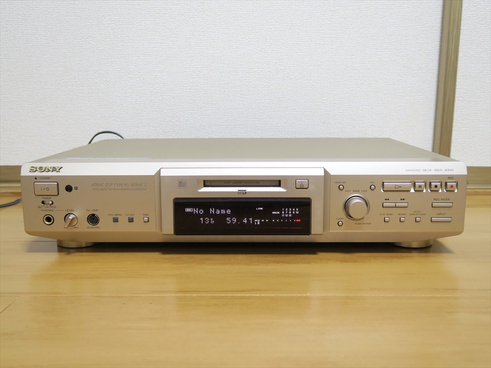 SONY MDデッキ MDS-JE640 動作美品　リモコン・取説他付き SONY MDS-JE640 MDデッキ - 動作美品 リモコン・取説他付き メルカリ