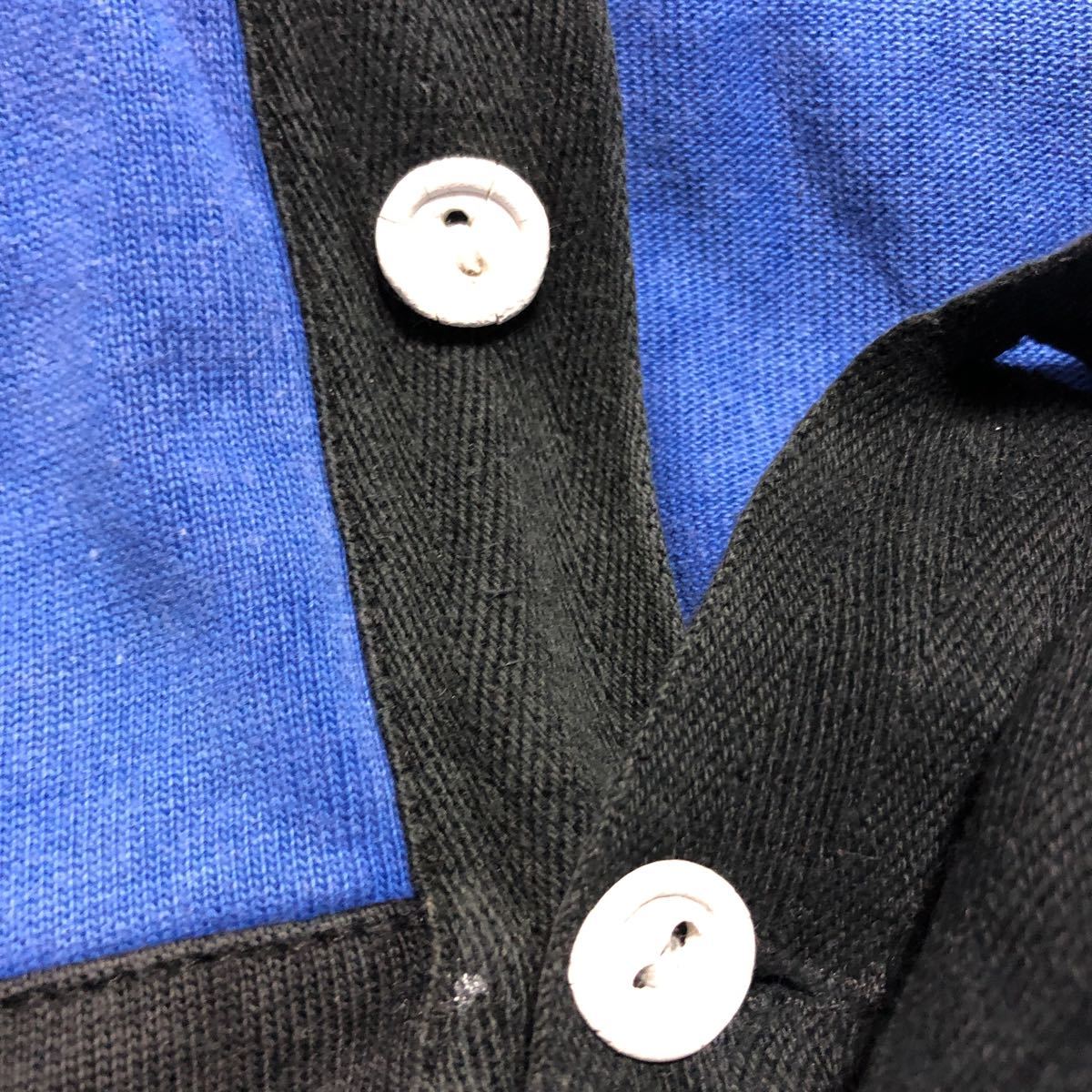 90s ラルフローレン POLO SPORT ポロスポーツ ラガーシャツ ブルー