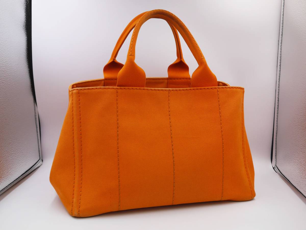 PRADA プラダ コットンキャンバス CANAPA カナパ トートバッグ
