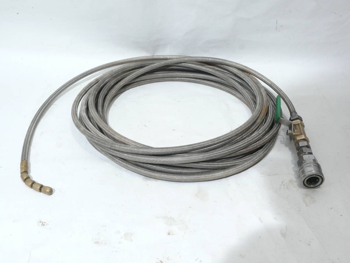  アサダ 洗管ホース 10m 1/4SUSワンタッチカプラ仕様 ステンレスワイヤー ASADA パイプクリーニング(高圧洗浄機)｜売買されたオークション情報、yahooの商品情報をアーカイブ公開 - オークファン 高圧洗浄機
