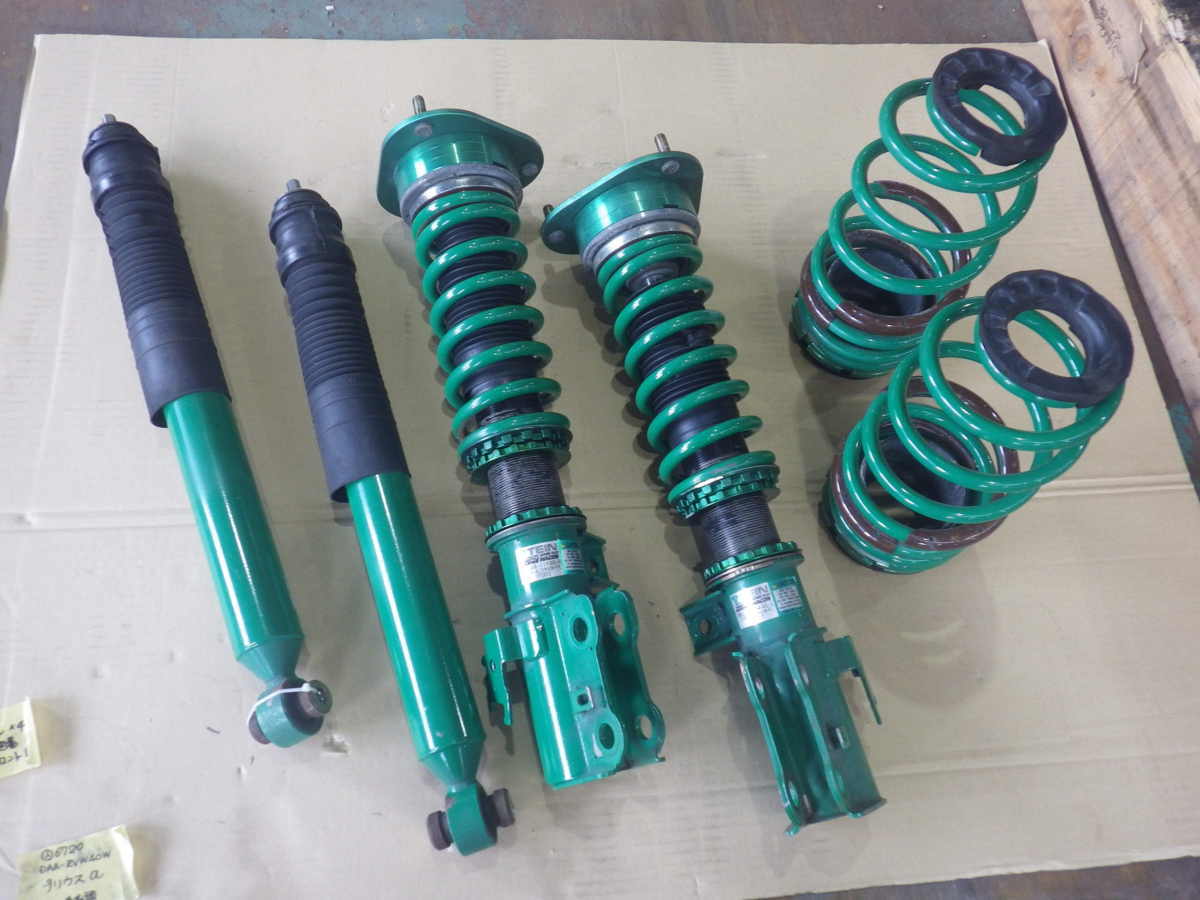 中古 トヨタ プリウスα ZVW40W TEIN テイン SUPER FLEX WAGON GRQ44 