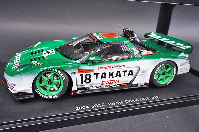 オートアート 1/18 Takata 童夢 NSX 2004 JGTC AUTOart オートアート 1/18 ホンダ NSX JGTC 2004 TAKATA 童夢 #18