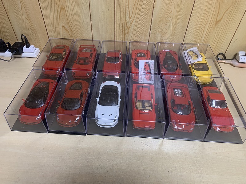 デアゴスティーニ Burago ブラーゴ 1/24 フェラーリコレクション まとめて 12台 F40 F50 エンツォ Ferrari GTO 他 美品 現状 ジャンク
