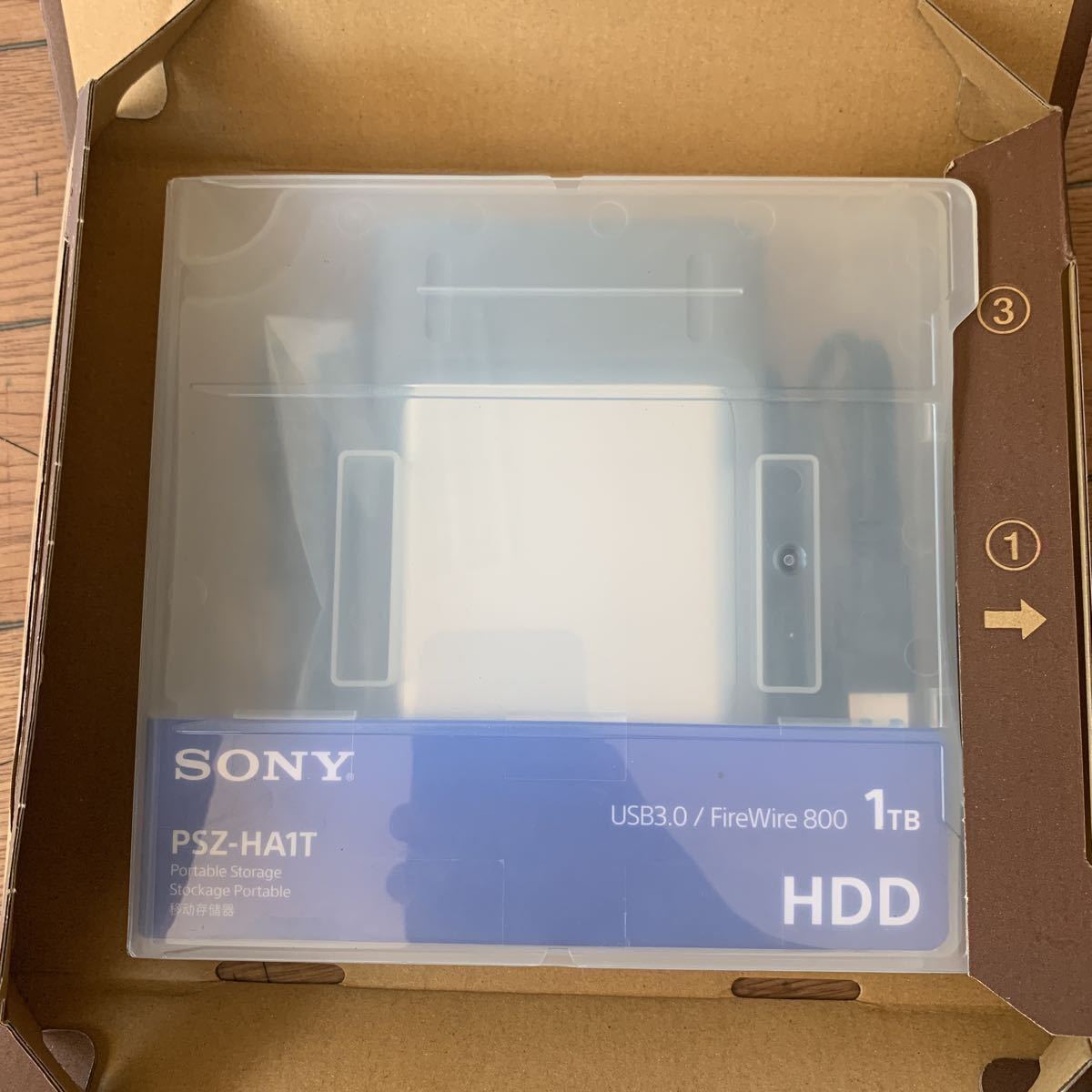 1TB SONY PSZ-HA1T 外付け Sony 正常動作 ハードディスク ポータブル