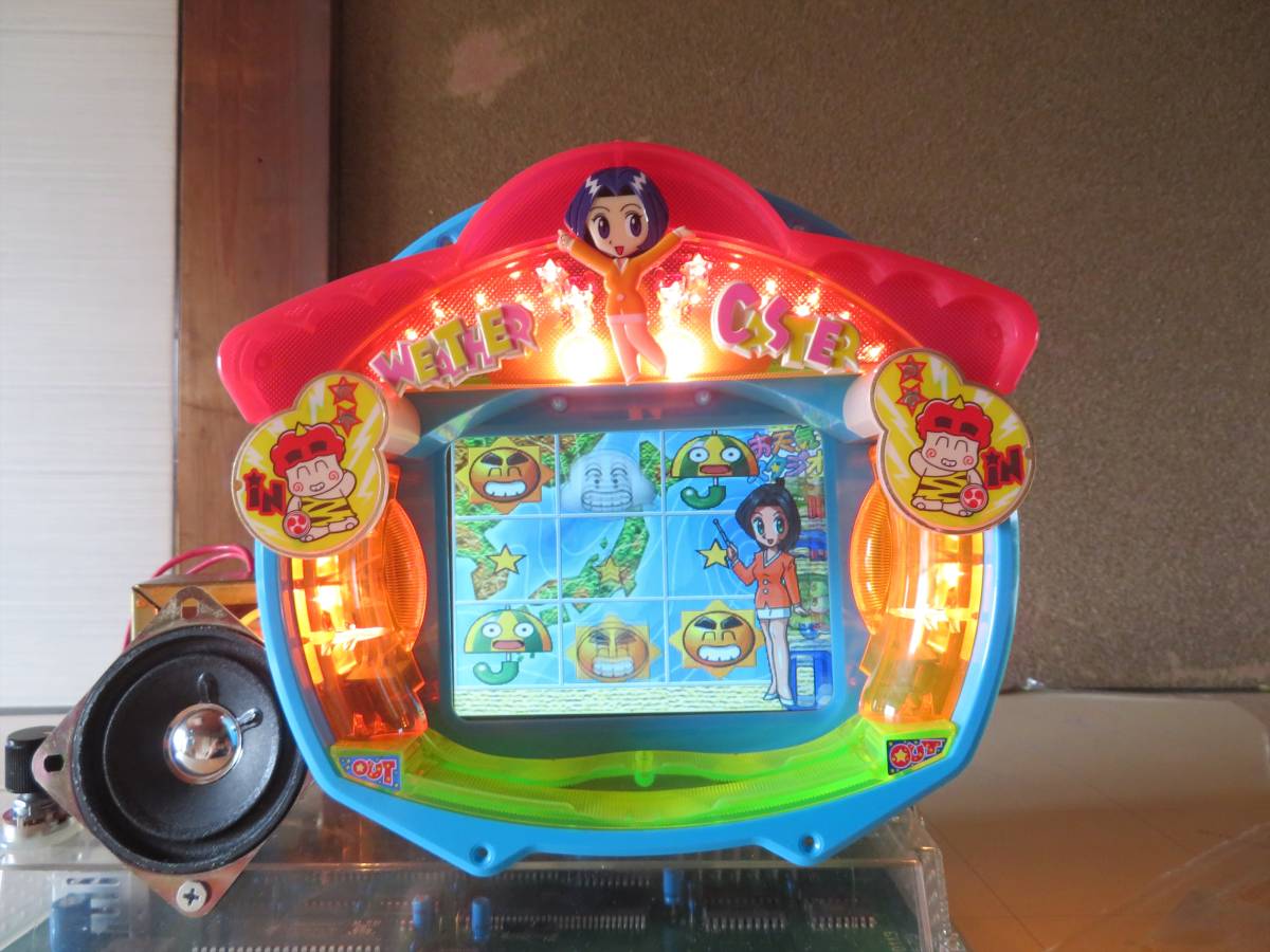☆ 中古 卓上パチンコ CR お天気スタジオ ☆ 卓上パチンコ CRA新お天気