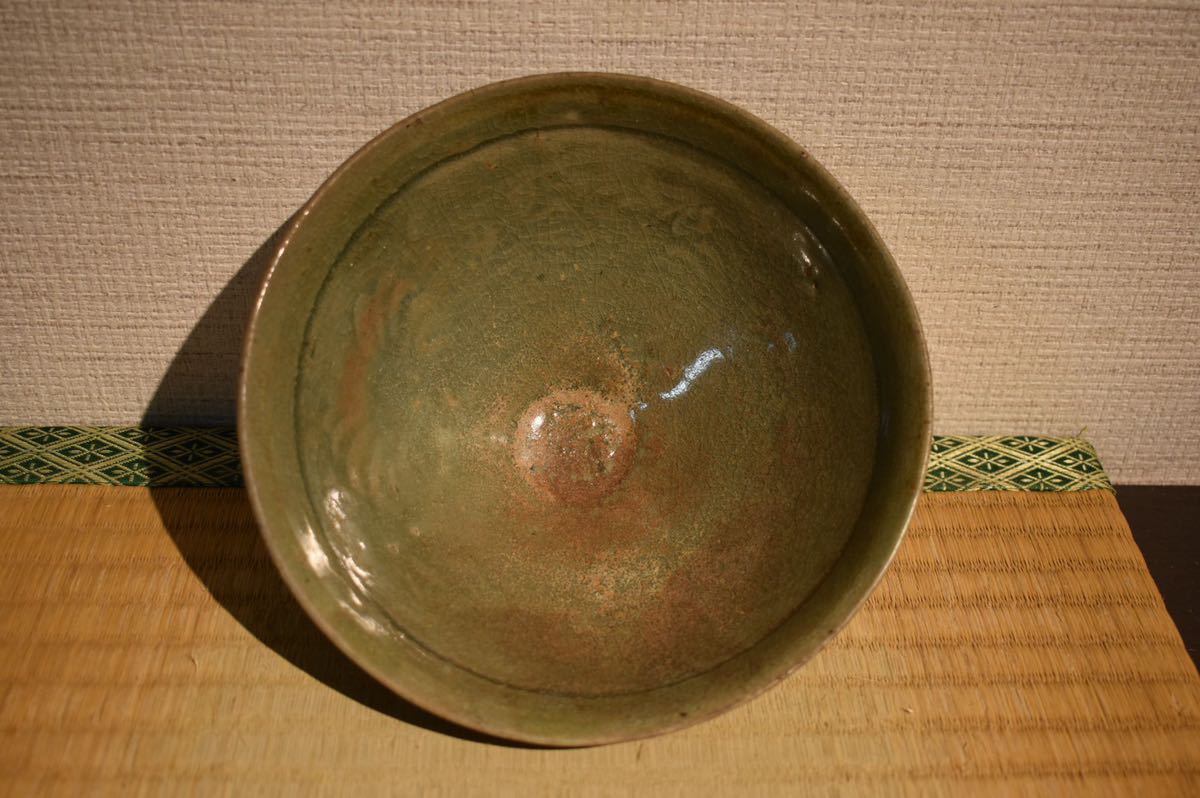 SALE，人気 【GE】Z1369【関東名家蔵出品】明代 天龍寺青磁陰刻茶碗