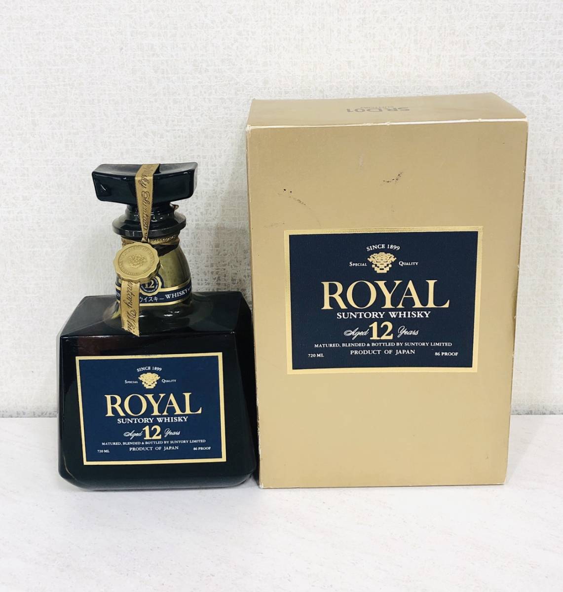 IK11811 1円～ SUNTORY サントリー ROYAL 12年 青ラベル 720ml 43