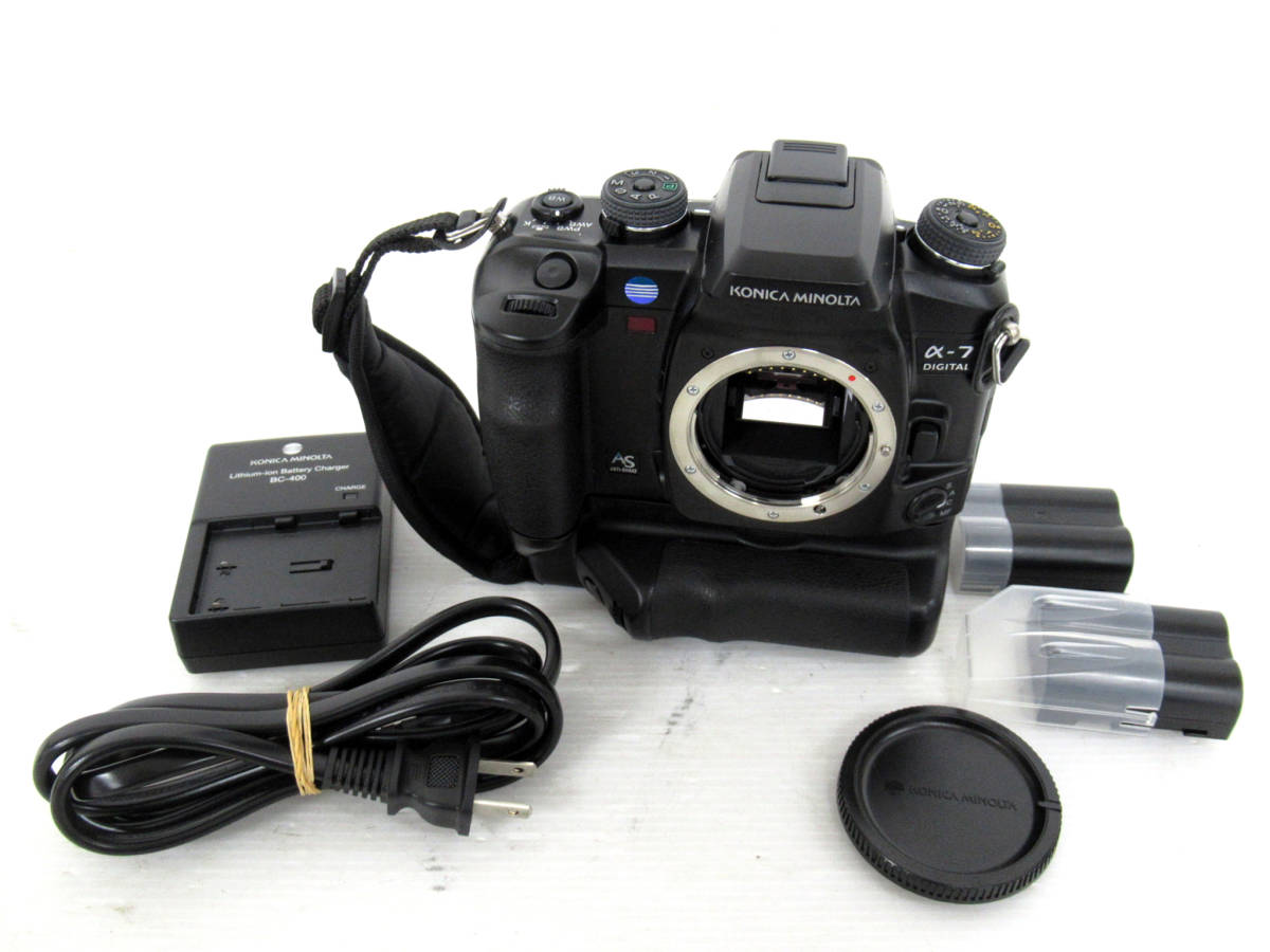KONICA MINOLTA/コニカミノルタ】α-7 DIGITAL/①/02409714/ボディ/付属