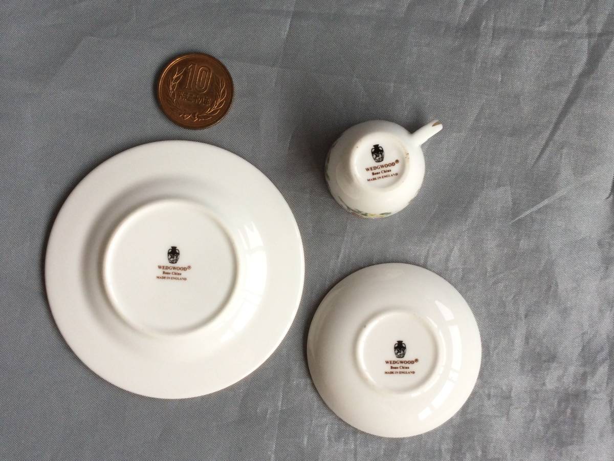 WEDGWOOD MINIATURE ウェッジウッド ミラベル ミニチュア トリオ 
