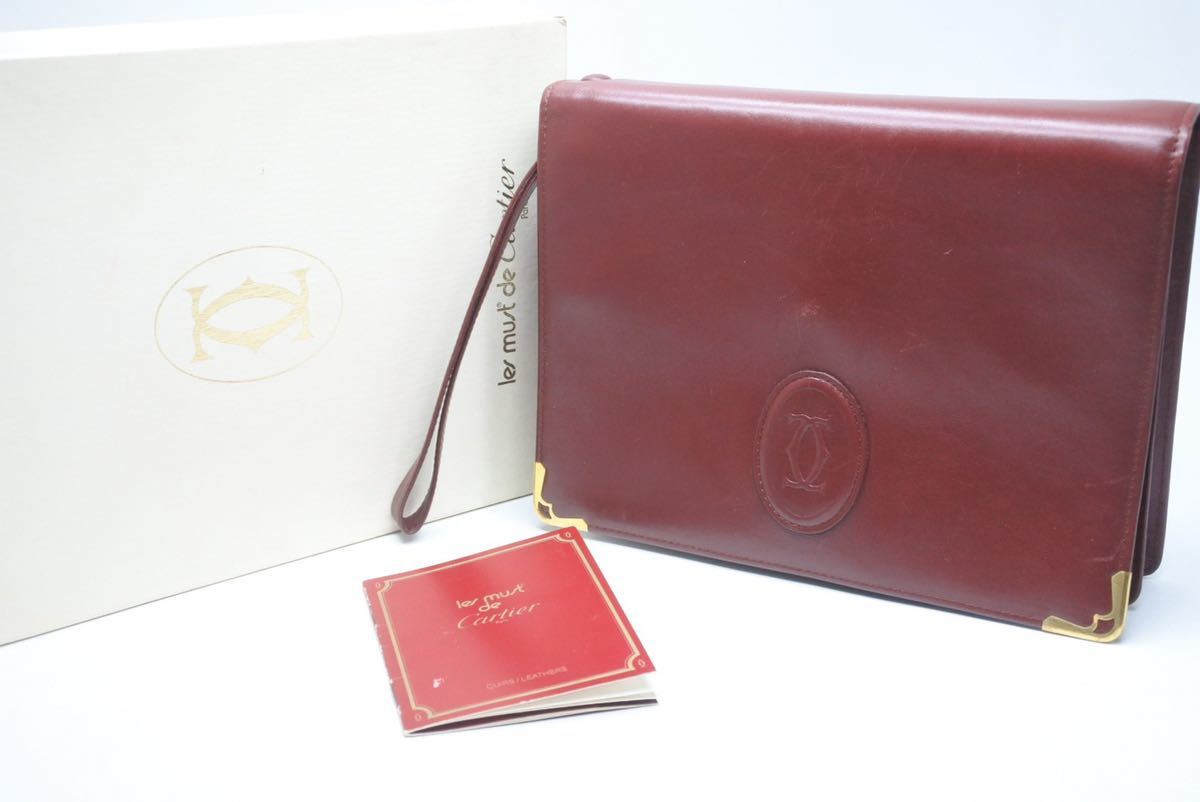 カルティエ クラッチバッグ セカンドバッグ Cartier マストライン 美品