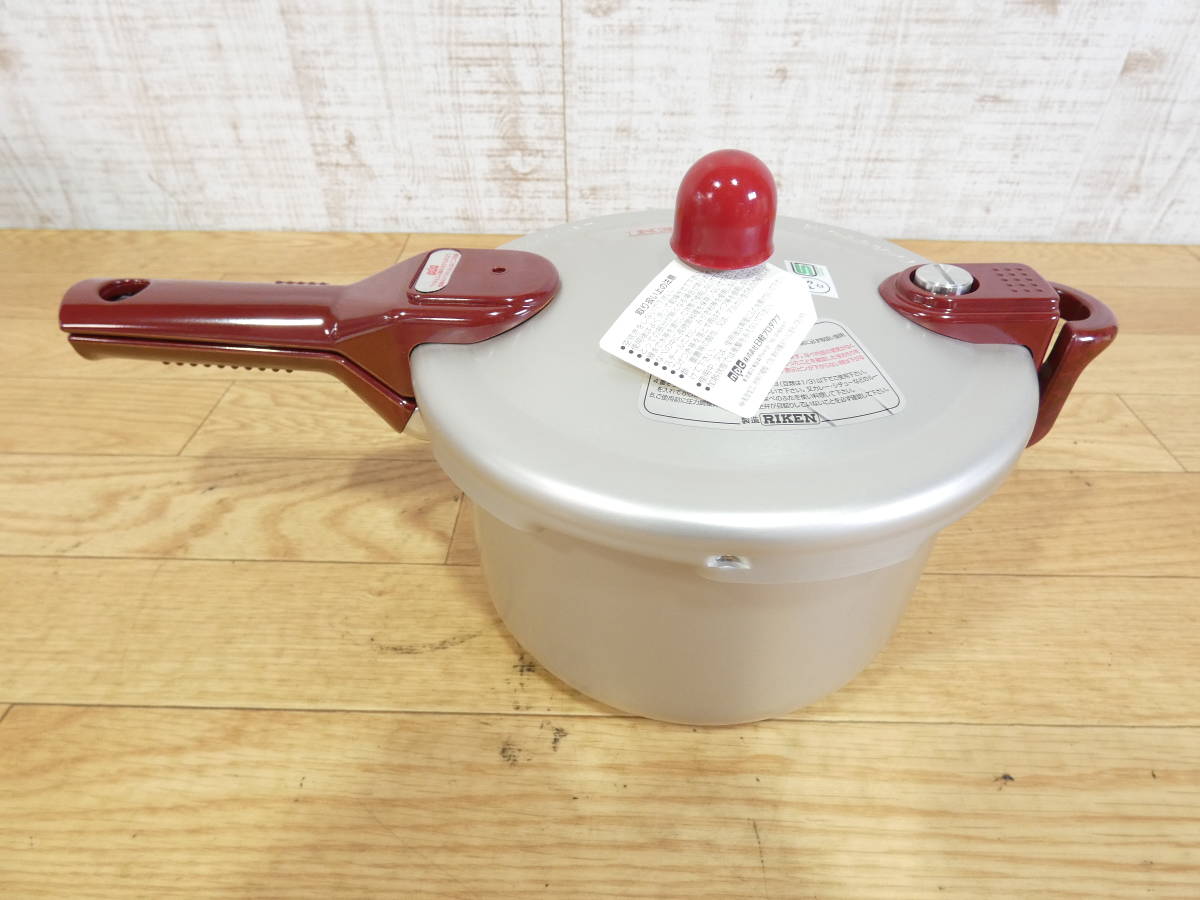 東-17 保管品 理研 RIKEN 圧力鍋 3.0L こなべちゃん RM1-30 S 4
