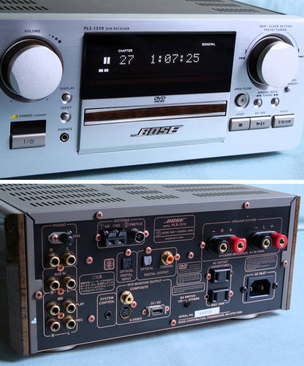 ◇BOSE◇WestBorough DVDレシーバー PLS-1510 美品 OH済み 付属品/3