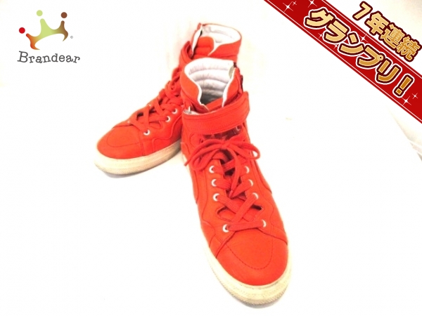 ピエールアルディ スニーカー 43 メンズ オレンジ レザー