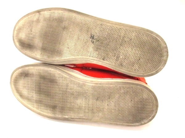 ピエールアルディ スニーカー 43 メンズ オレンジ レザー