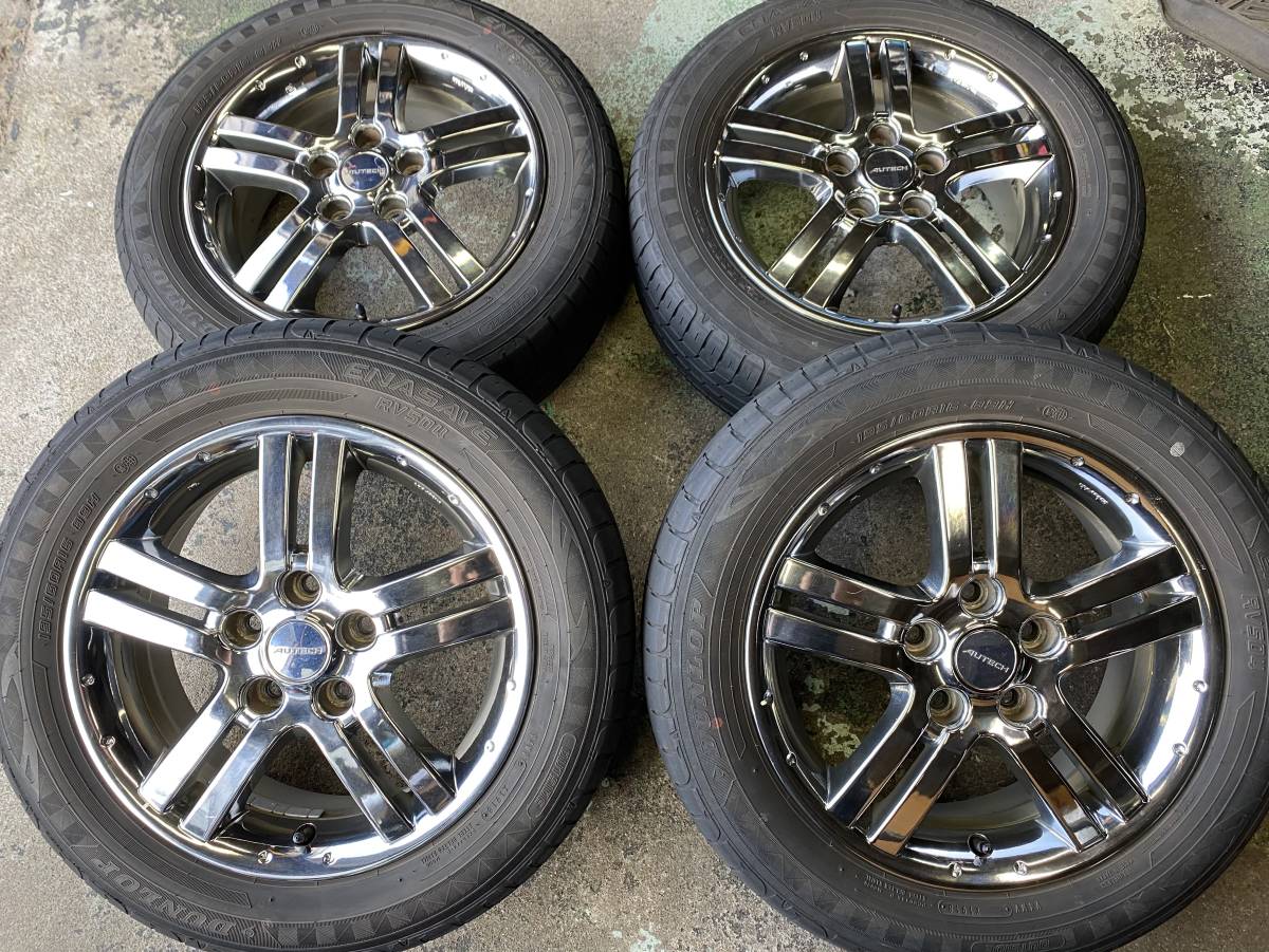 195/60R16・セレナC25 RAYS製オーテックアルミホイール・夏タイヤ4本