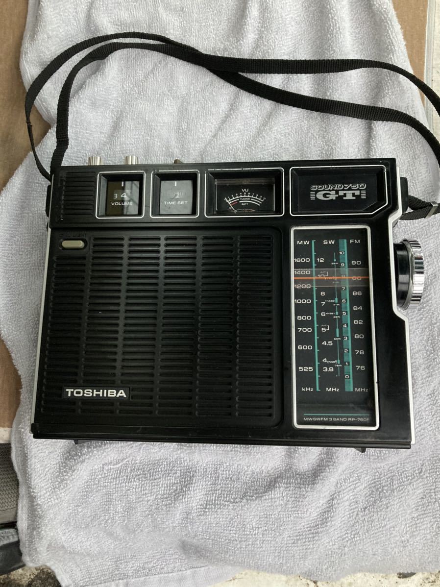 TOSHIBA ICラジオ SOUND 750 GT RP-760F TOSHIBA ICラジオ SOUND 750 GT RP-760F BCLラジオ修理体験記 東芝