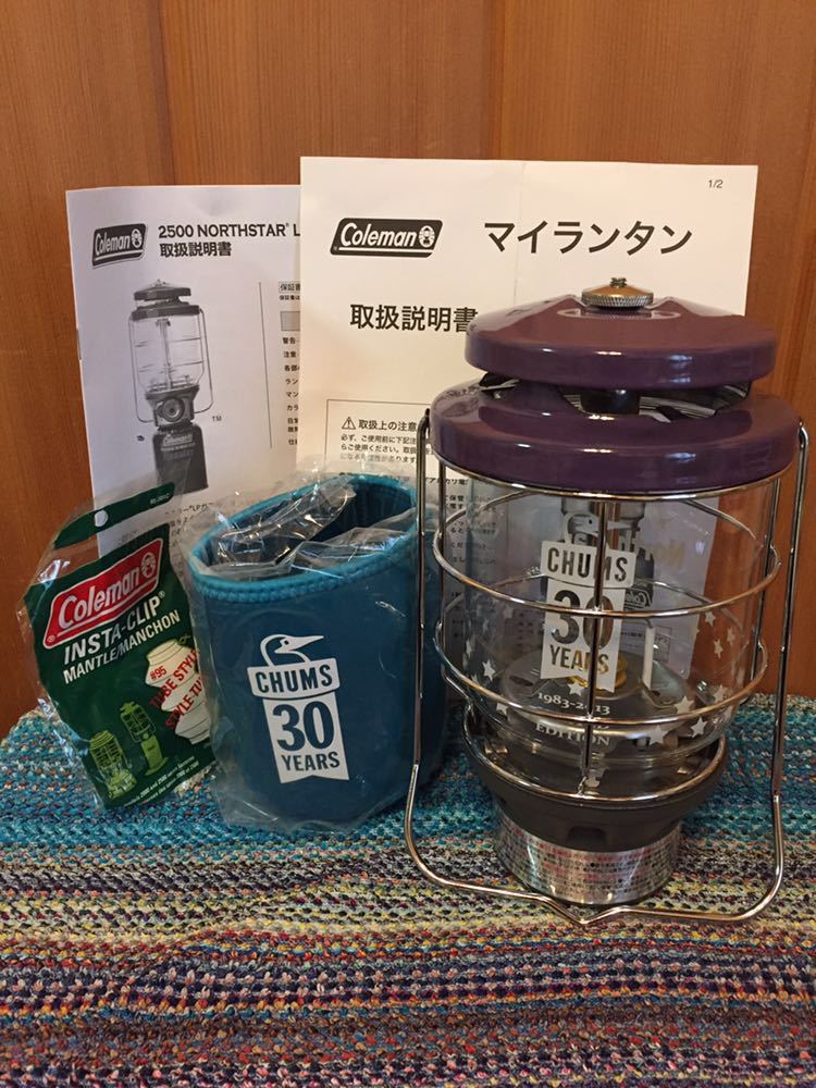 未使用品】限定品 chums 30周年 Coleman LPガスランタン ノーススター