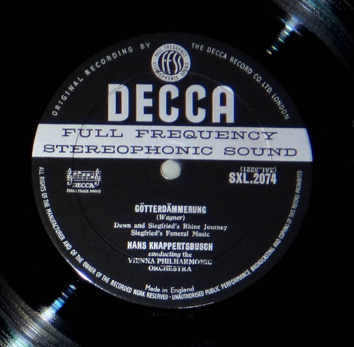 英Decca ヴァーグナー「ヴァルキューレ第1幕」 フラグ SXL2074⁄5