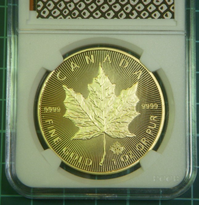 Liberty Coins メイプルリーフ金貨2021年。エリザベス女王。カナダ1