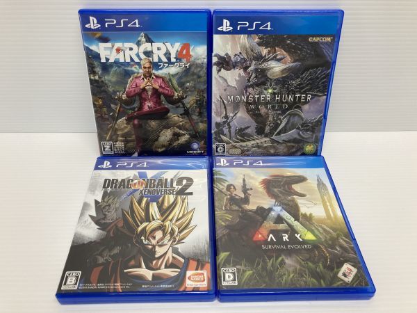 N690-210919-40 プレイステーション4 PS4 ソフト ジャンク品 4本セット