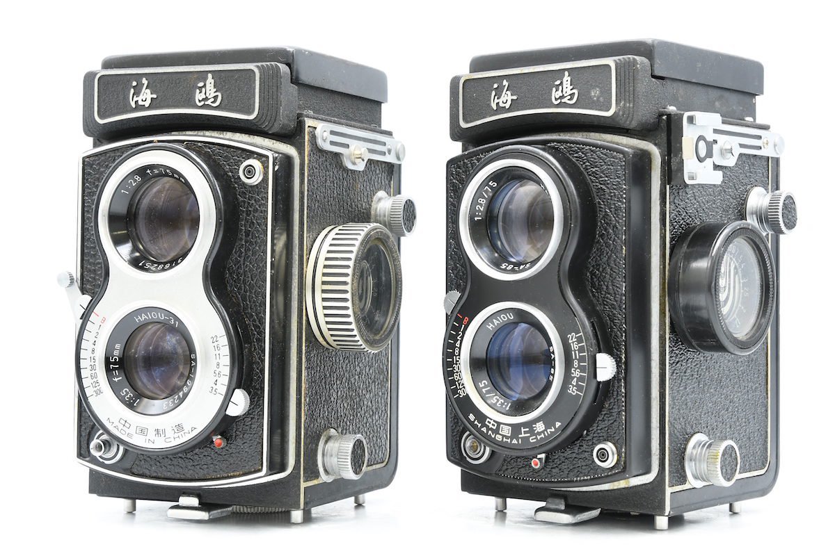 お買い得， 豊富な ◇ Seagull シーガル 海鴎 4A103 + 海鴎 4 フィルムカメラ 二眼レフ 中判フィルム 2個セット ジャンク品 部品取り・修理ベース等に