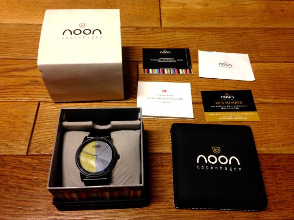 noon copenhagen 　メンズ　イエロー　44-BK-M-YL　美品