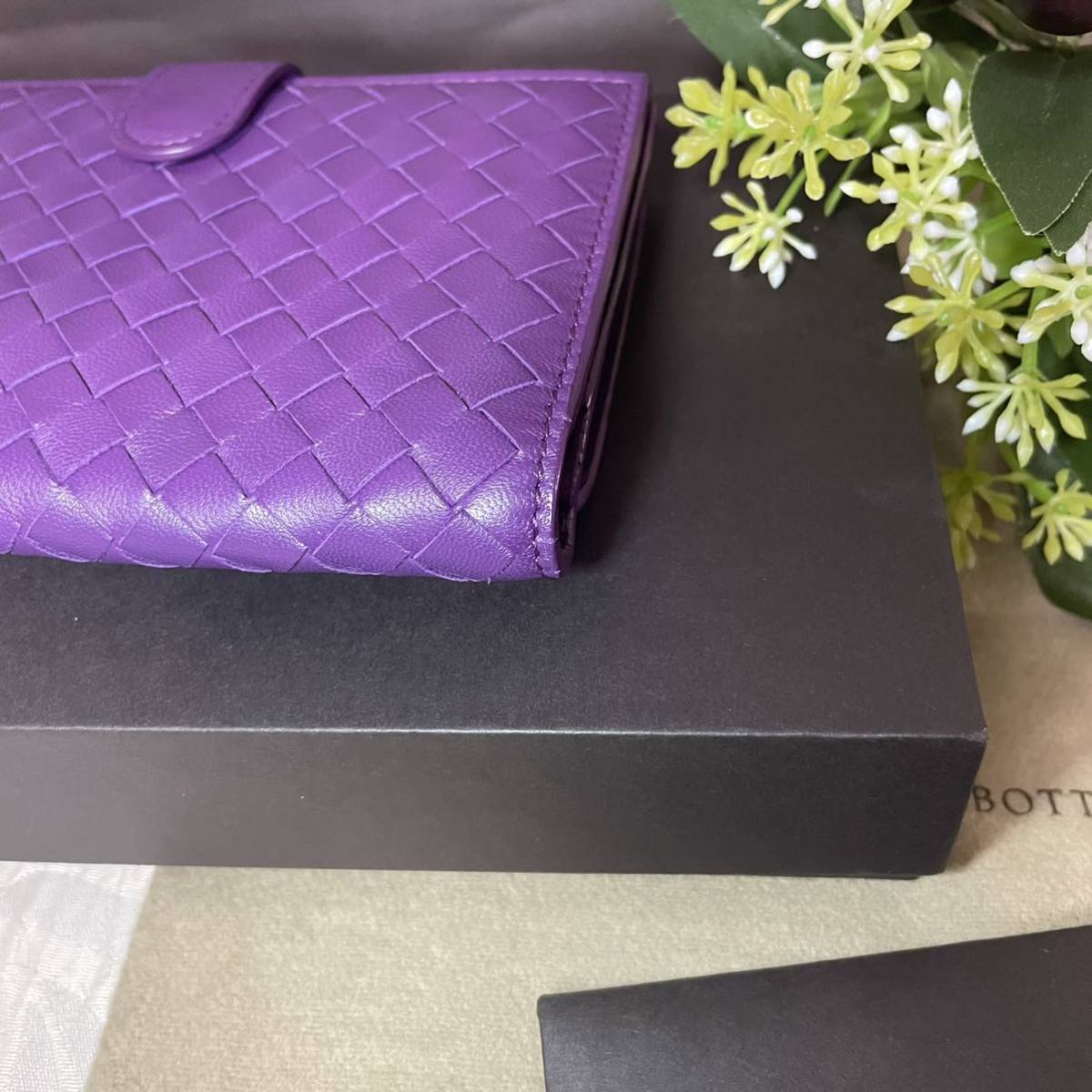 1スタ【新品未使用】BOTTEGA VENETA ボッテガヴェネタ 本物 長財布 二 