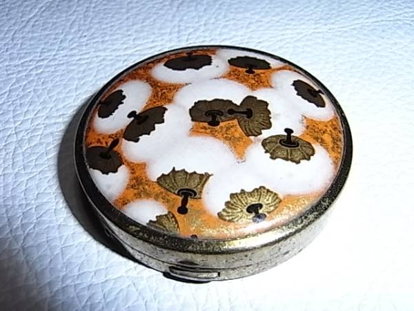 美品1950年代■フランス製ラリック七宝 コティ(COTY)コンパクト