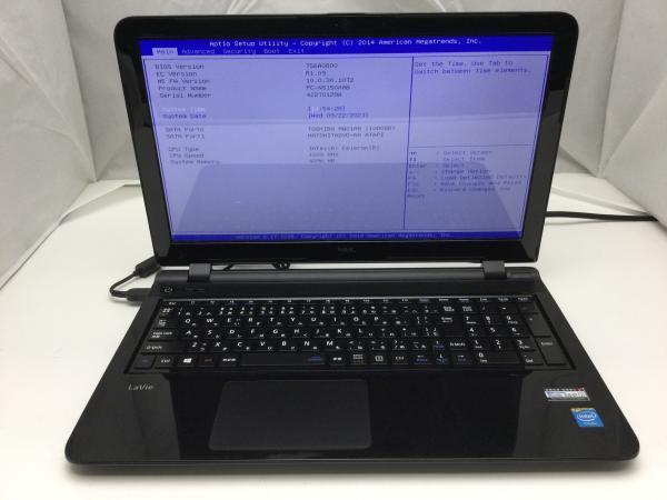 ジャンクPC LAVIE PC-NS150AAB ジャンク!NEC PC-NS150AAB○Cel3205U 1.5G 4G 1T B3966 NEC LaVie Note