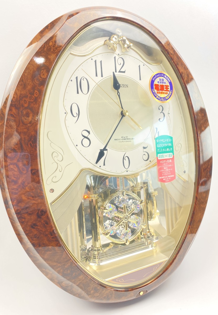 未使用 CITIZEN パルミューズクリスタB 4MN400-B23 電波時計