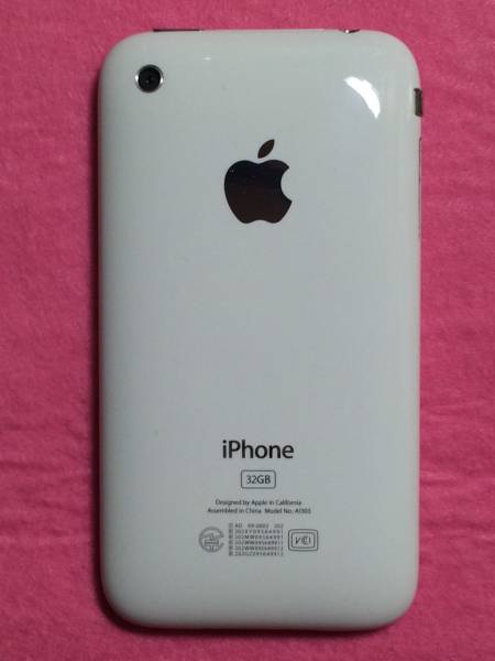 ♪良品 iPhone3GS 32GB White 脱獄済 simフリー♪_2