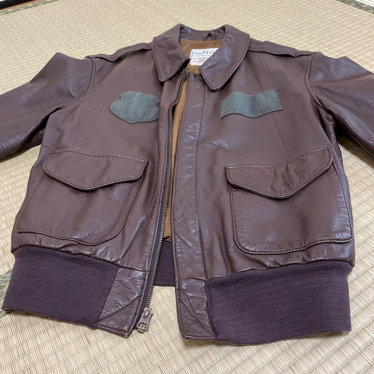 SADDLERY米軍COOPER A－2サイズ38フライトジャケット(Mサイズ)｜売買