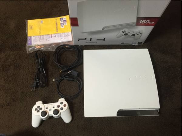 【中古美品】PS3 CECH-2500A Classic White 160GB