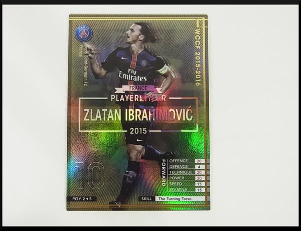 WCCF Panini Zlatan Ibrahimovic 2015-16 15-16 Paris 2015-2016