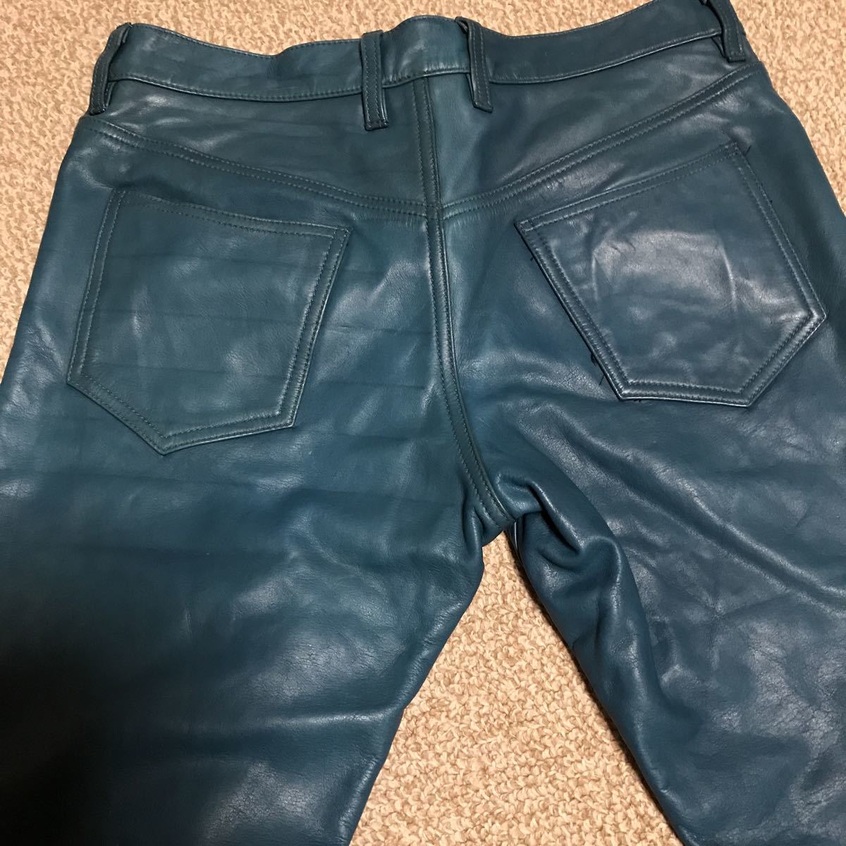 SHELLACレザーパンツ