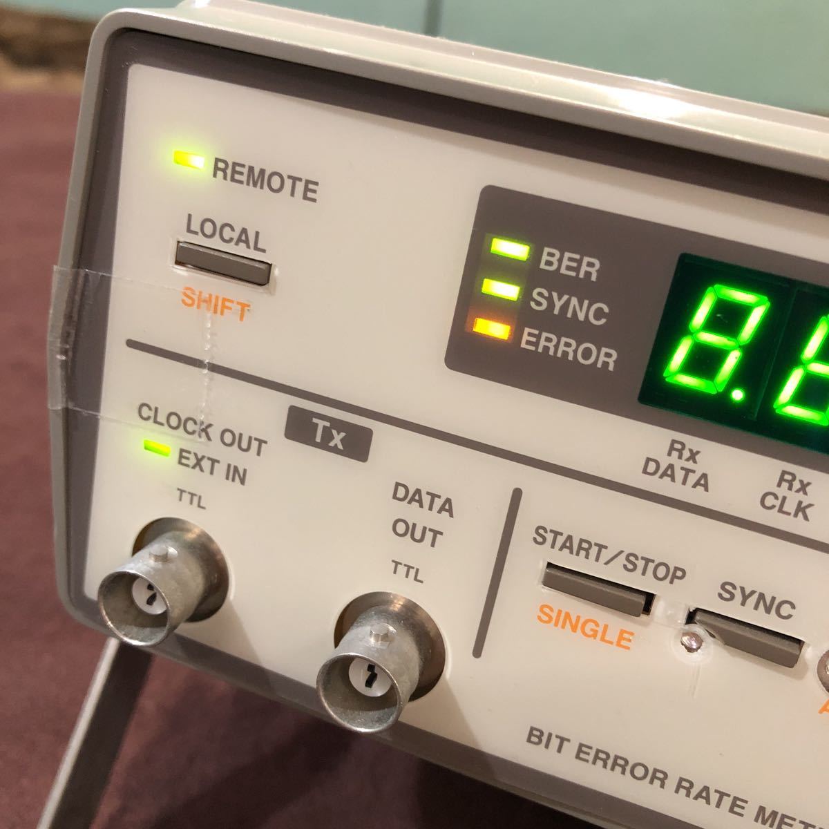 KIKUSUI キクスイ KBM6010 BIT ERROR RATE METER ビットエラーレートメーター 電源ケーブル付き 通電OK ...