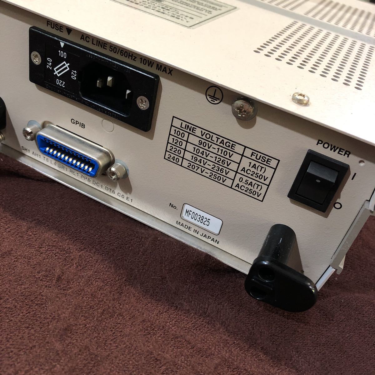KIKUSUI キクスイ KBM6010 BIT ERROR RATE METER ビットエラーレートメーター 電源ケーブル付き 通電OK ...