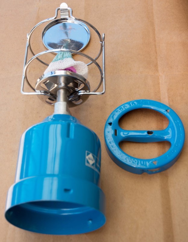 使用少　キヤンピングガス　CAMPING GAZ　ルモ型ランタン　T 206_9