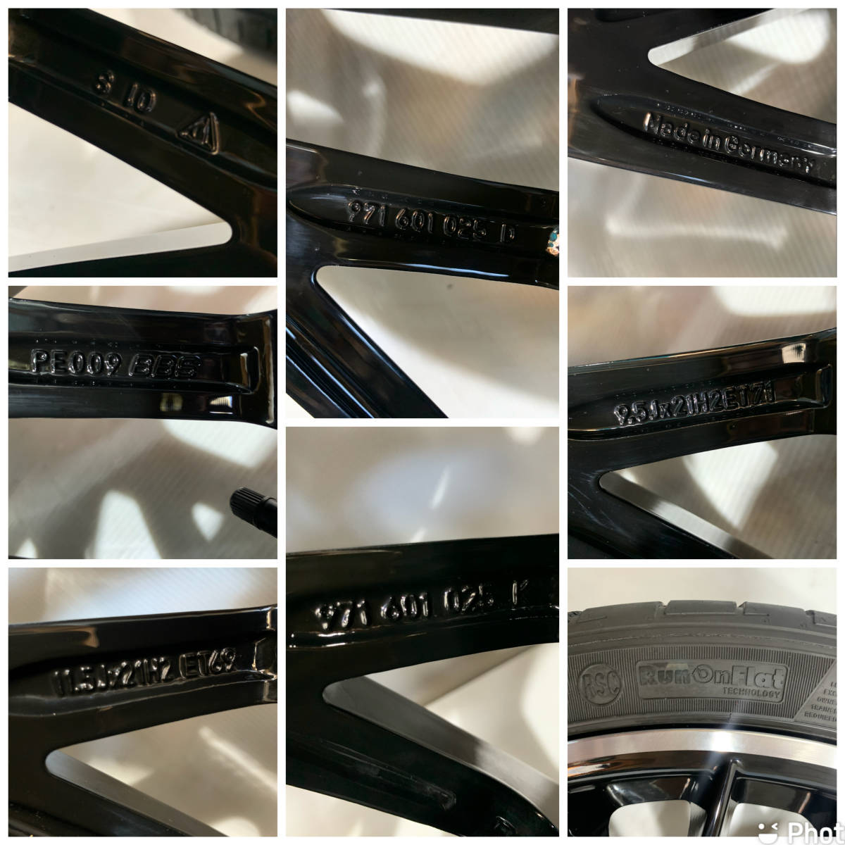 ☆ 純正 Porsche ポルシェ パナメーラ ターボ BBS 971 21インチ 