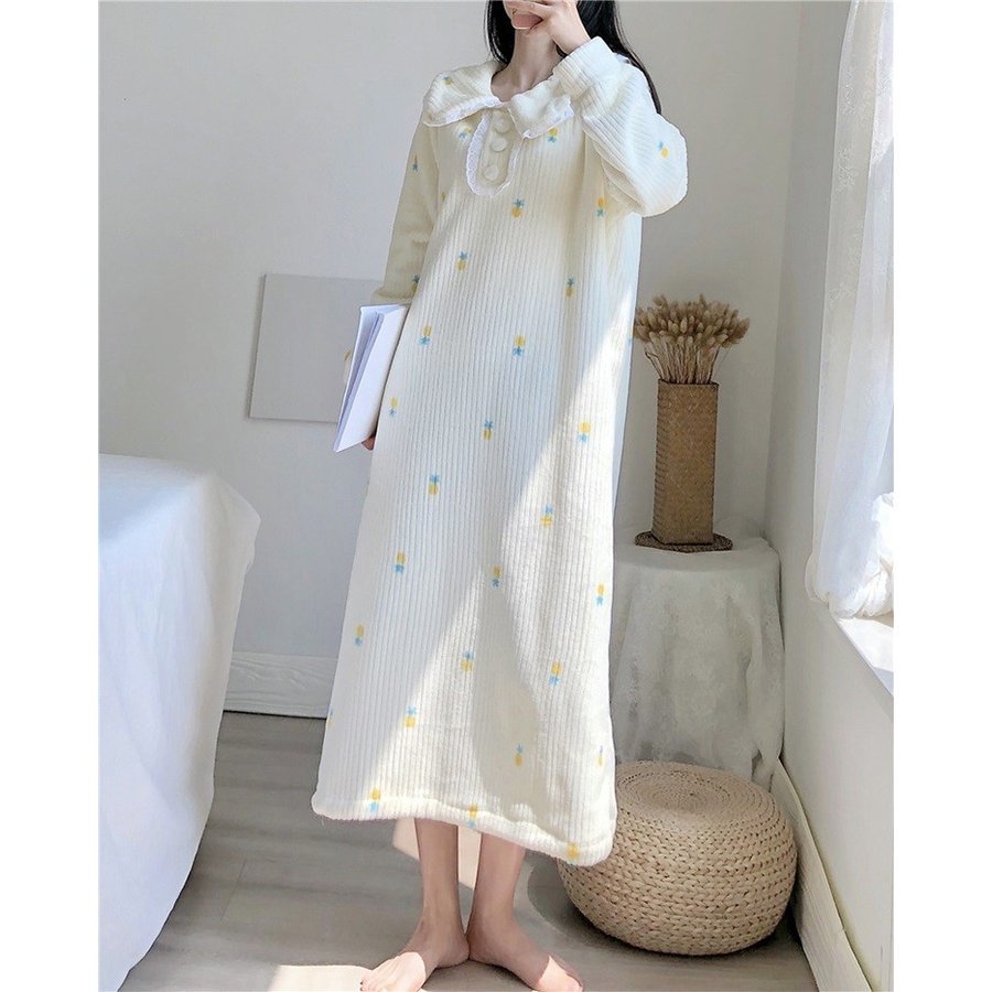 パジャマ レディース 秋冬 ワンピース パジャマ レディース 冬 ワンピース 部屋着 ふわもこパジャマ 寝巻き 裏起毛 可愛い パイナ ナイトウエア パジャマ 売買されたオークション情報 Yahooの商品情報をアーカイブ公開 オークファン Aucfan Com