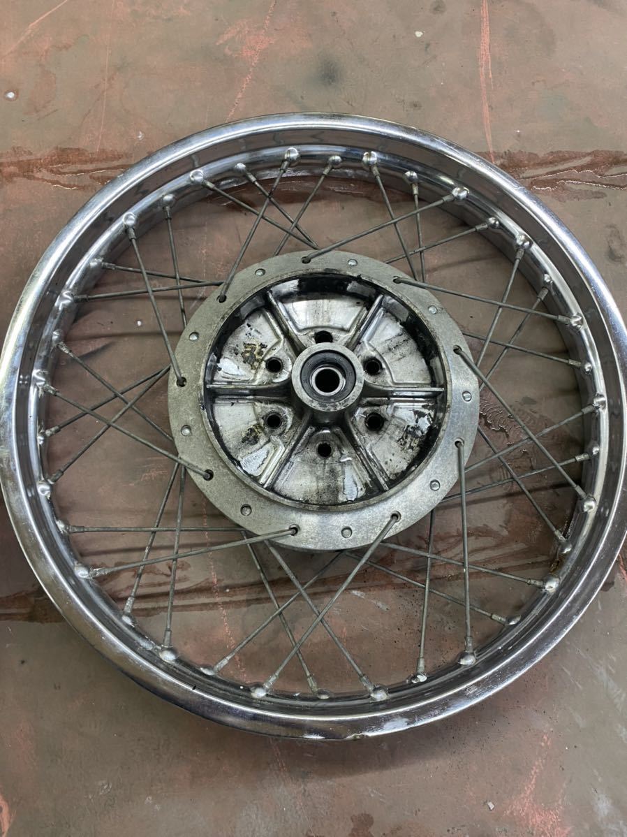 GS400 純正 スポーク ホイール スポーク折れ無 錆あり gsx400e gt380