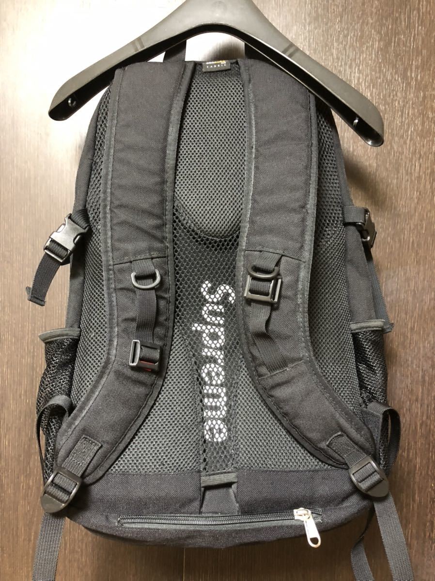 15SS Supreme Backpack バックパック リュック 黒 シュプリーム