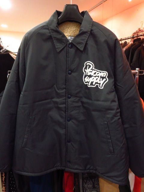 PSICOM サイコム Coach jacket SUPPLY 裏ボア ナイロン コーチ 